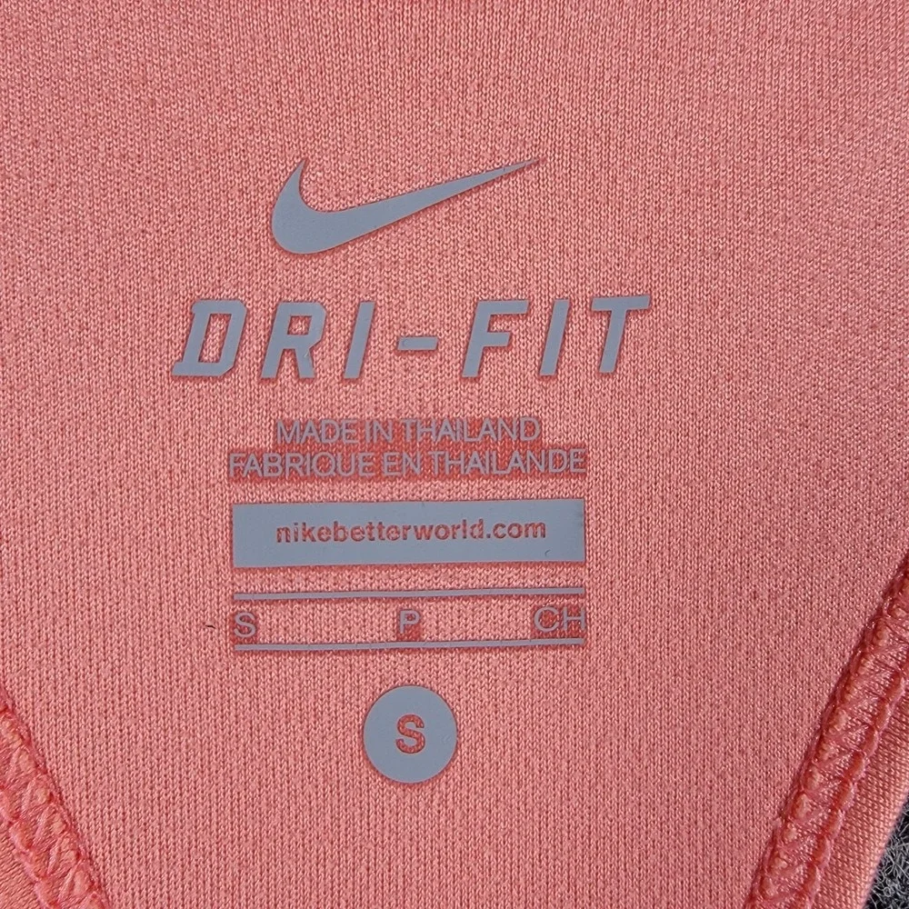 Nike Running Dri-Fit Racerback Tank Top Womens S Coral Lightweight Activewear